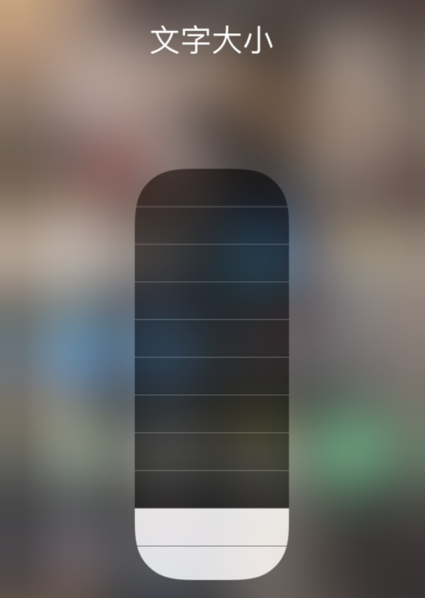 尧都苹果手机维修分享小技巧：在 iPhone 控制中心快速调节字体大小 